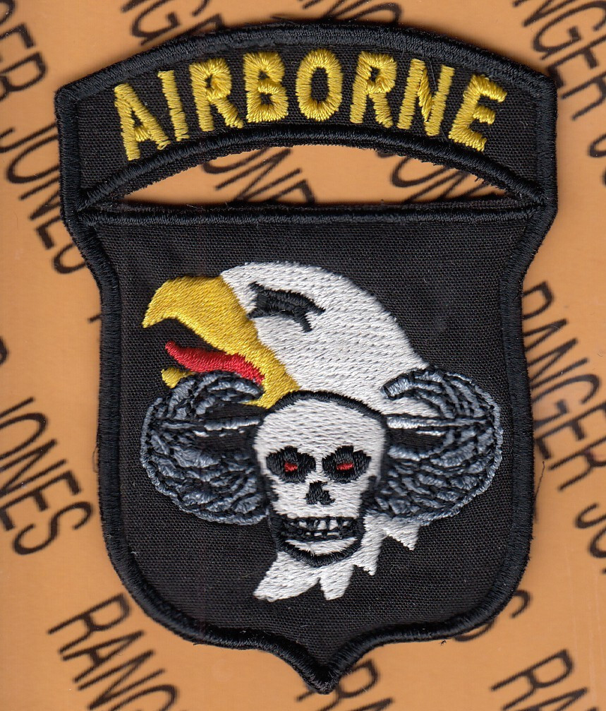 US Army 101st Airborne Division DEATH FROM ABOVE Air Assault ~3.25" patch c/e