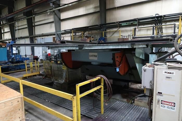 74,000 LB ARONSON "GE850" GEARED-ELEVATION WELDING POSITIONER w/EXTENSION #29753