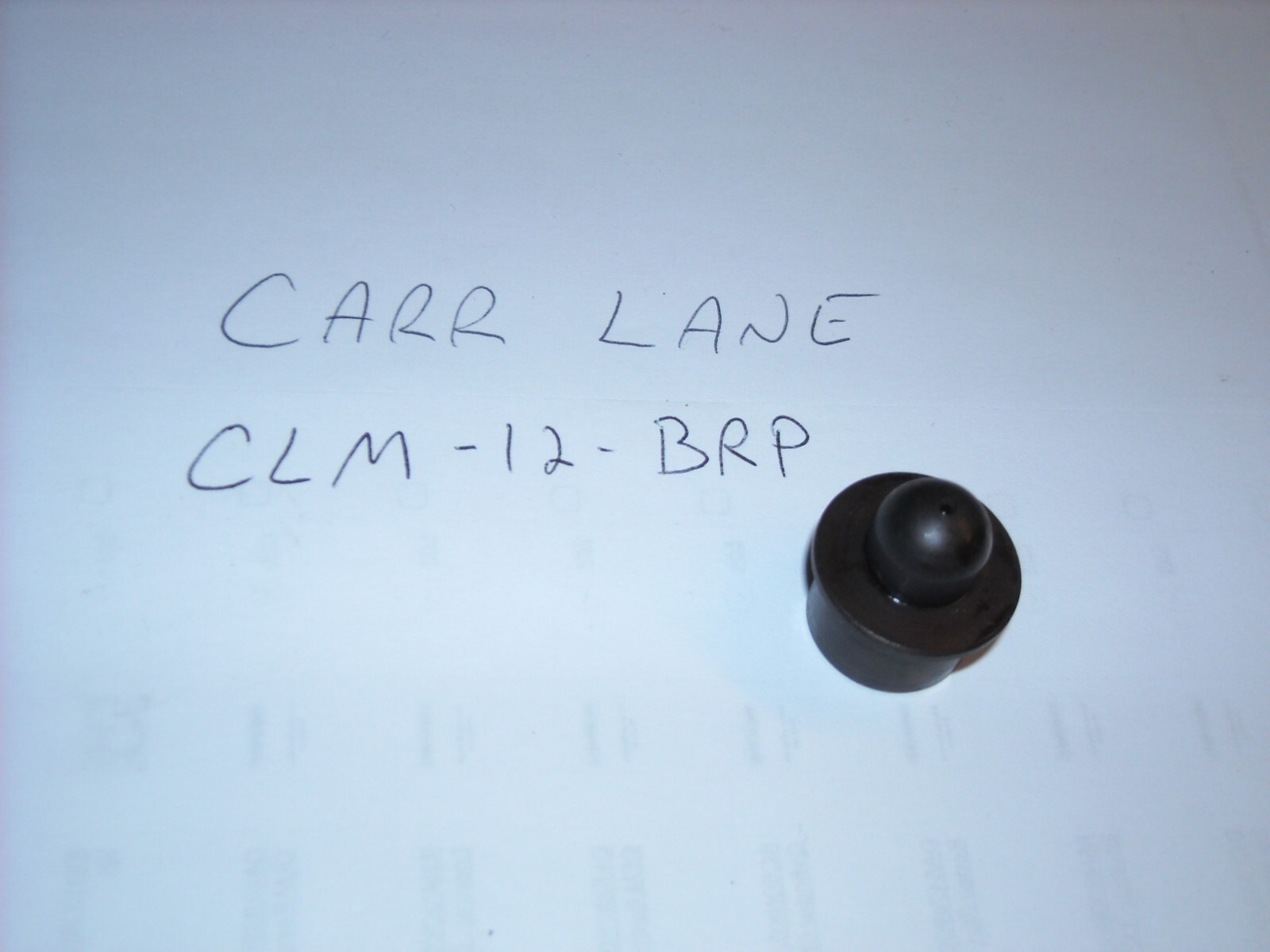 CLM-12-BRP, Carr Lane, Bullet Nose Round Pin, New Old Stock
