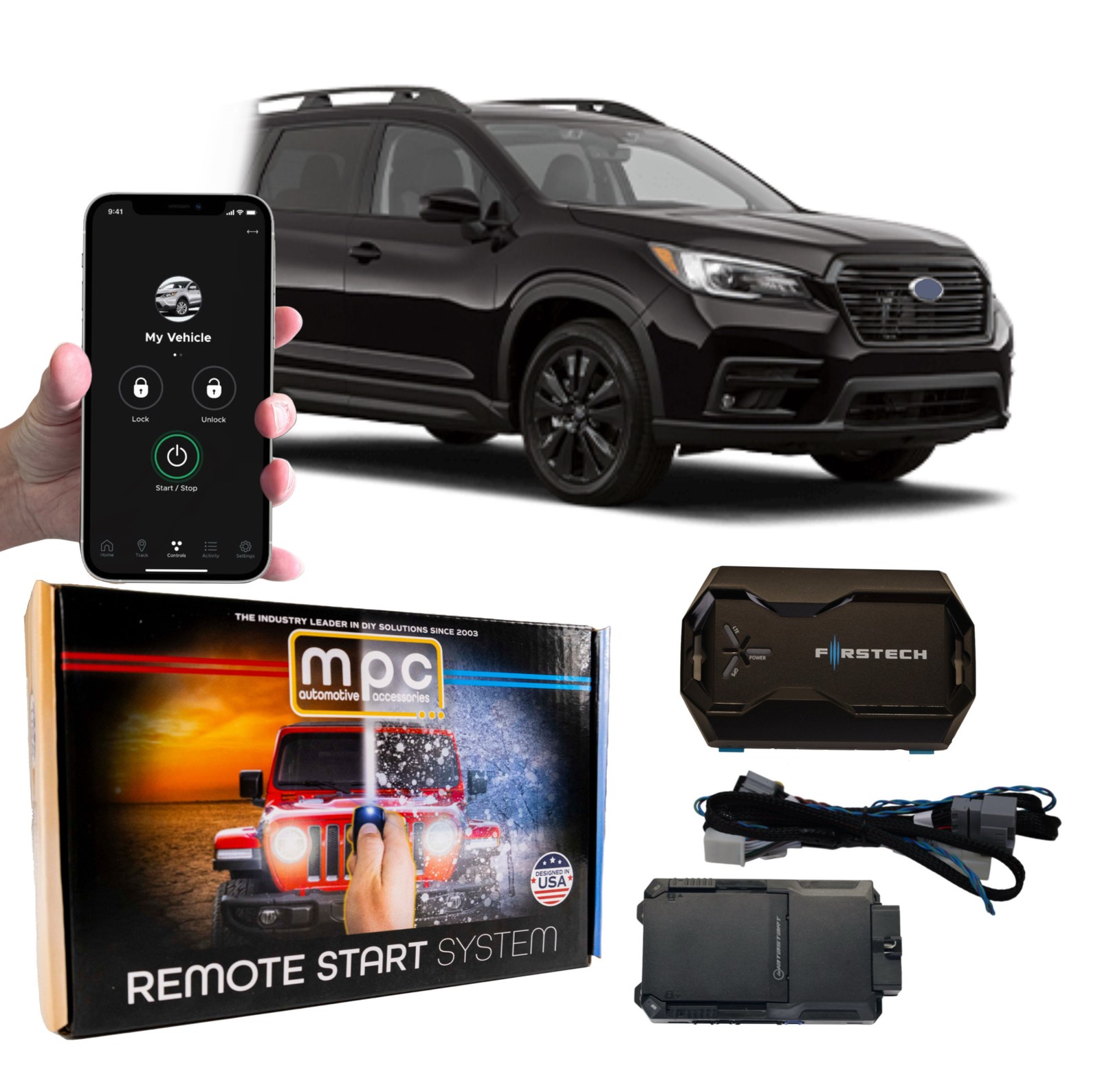 Remote Start Kit for Subaru Ascent 2019-2022 | Phone App Control | Plug and Play
