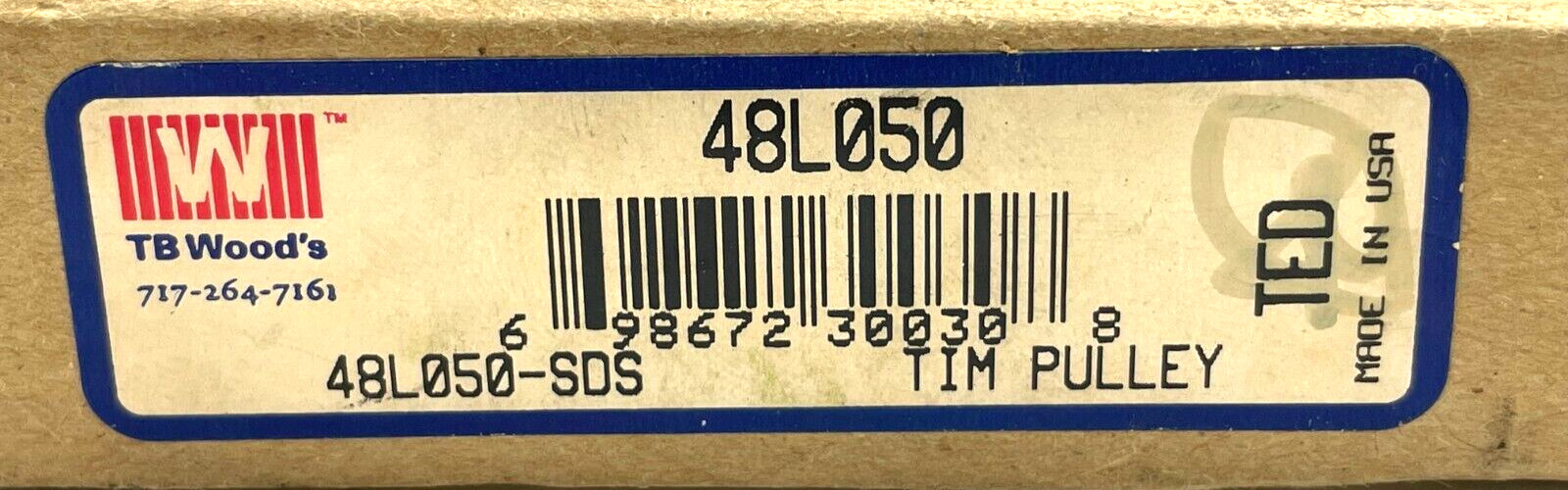 TB Woods 48L050-SDS Tim Pulley