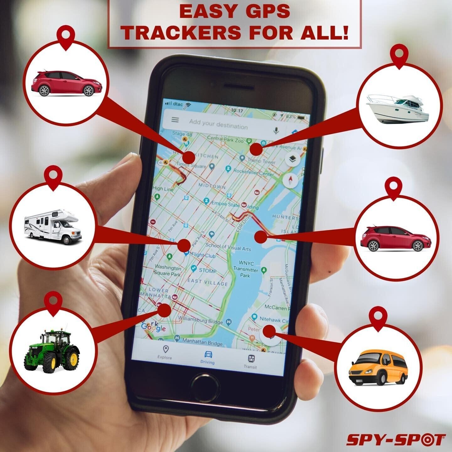 Spy Spot 4G Hard wire Tracker and Kill Switch Fleet Management Tracking Systems