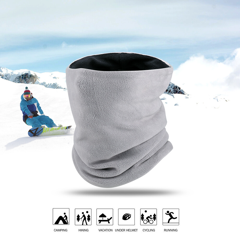 Winter Fleece Thermal Neck Warmer Gaiter Tube Face Scarf Cover Ski Riding Mask