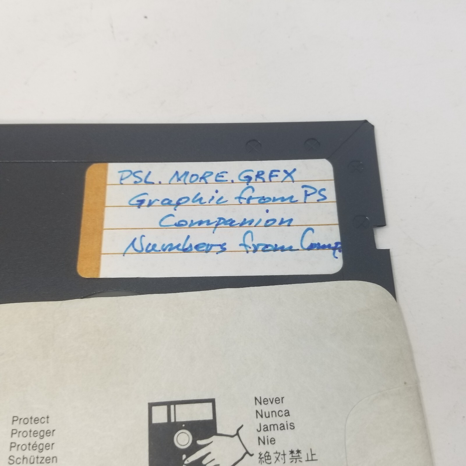 Vintage Apple II Print Shop Data Disks Software 5.25” Floppy Disk