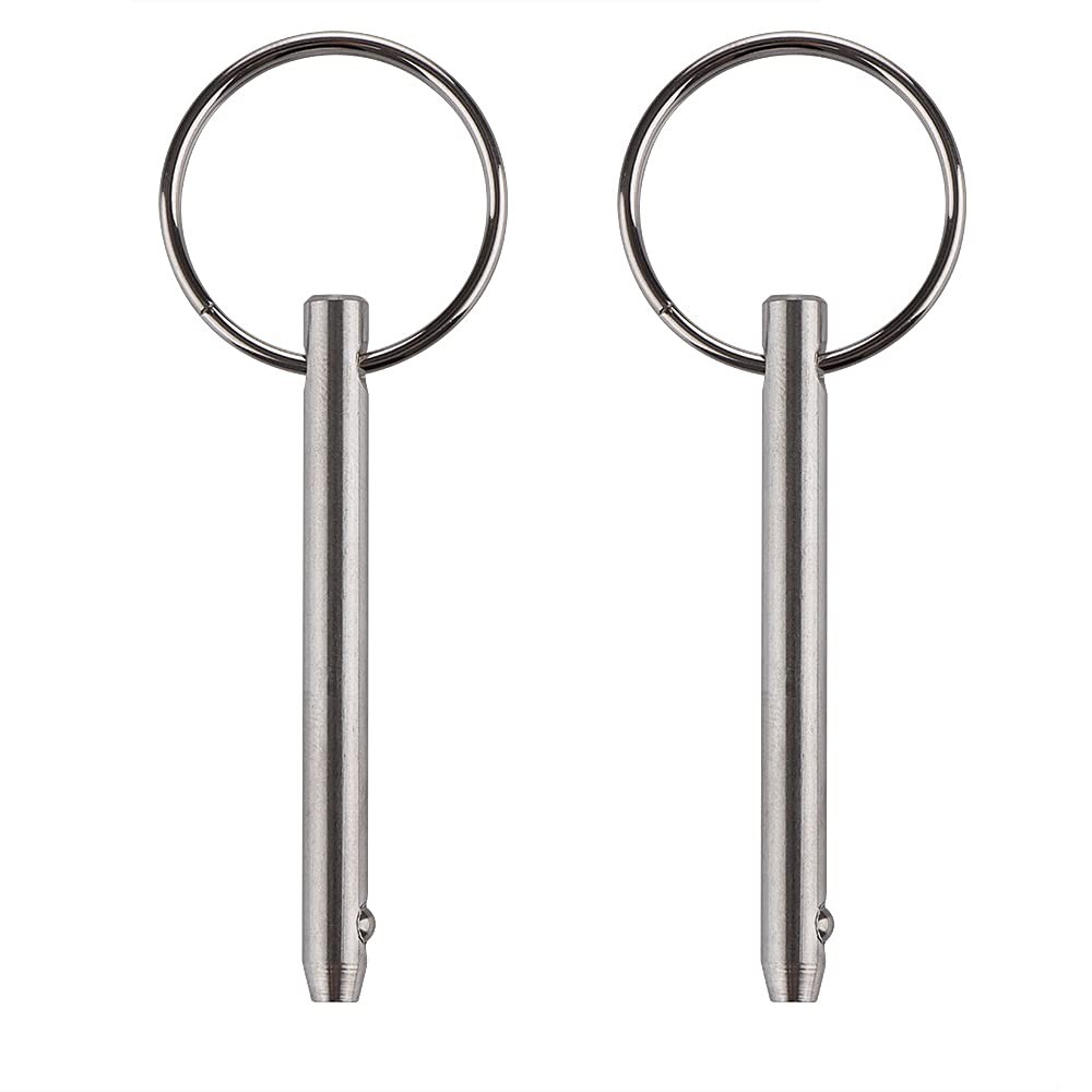 2 Pack Quick Release Pin, Diameter 3/16"(4.8mm), Overall Length 4.8mm x 51mm