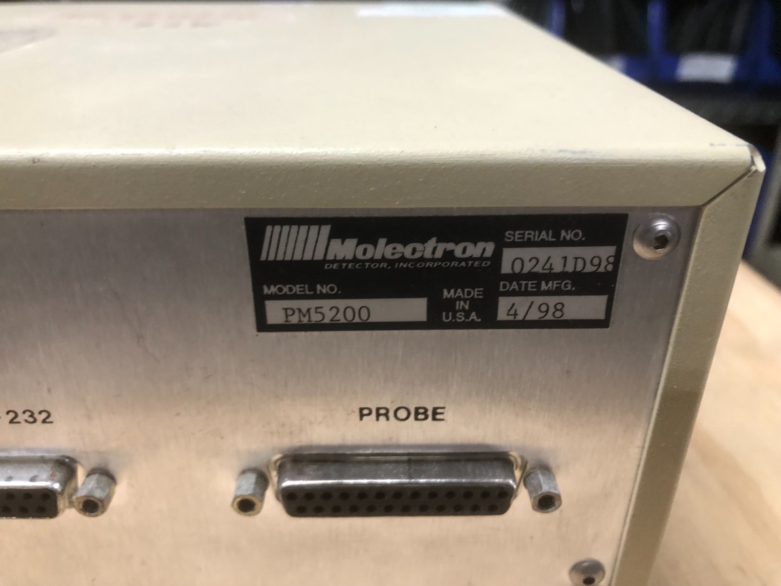 Molectron PowerMax 5200 Laser Power Meter PM5200 Benchtop Controller