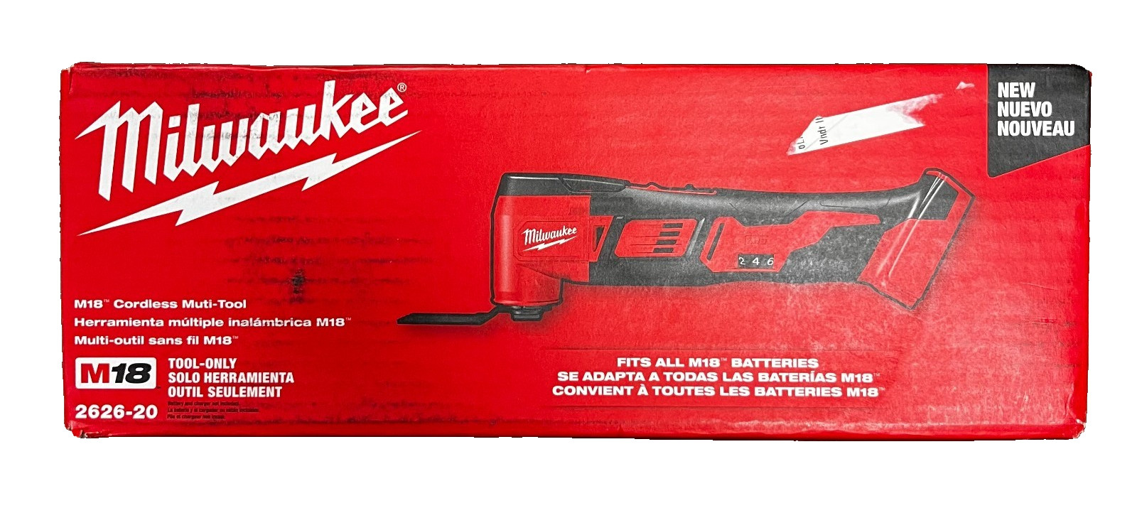 Milwaukee 2626-20 M18 Cordless Multi Tool (Tool Only)