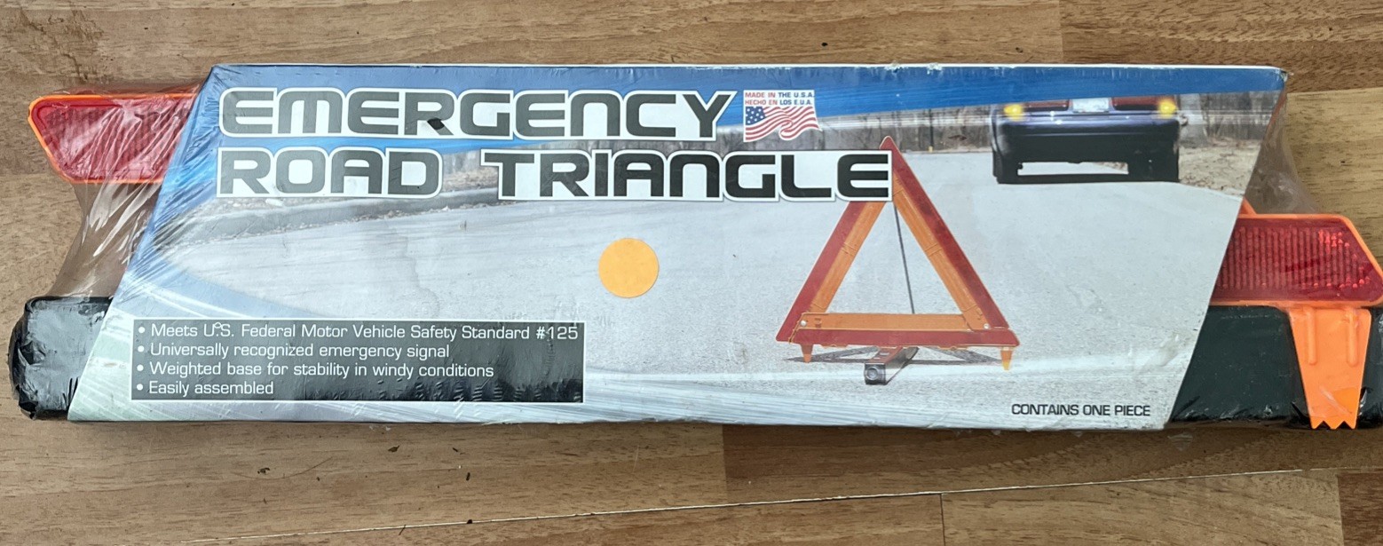 Custom Accessories 96667 Safety Warning Road Highway Emergency Triangle