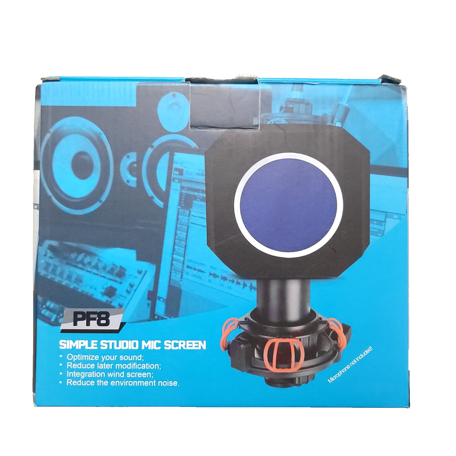 PF8 Simple Studio Mic Screen for 1.77-2.36" FOAM SCREEN ONLY