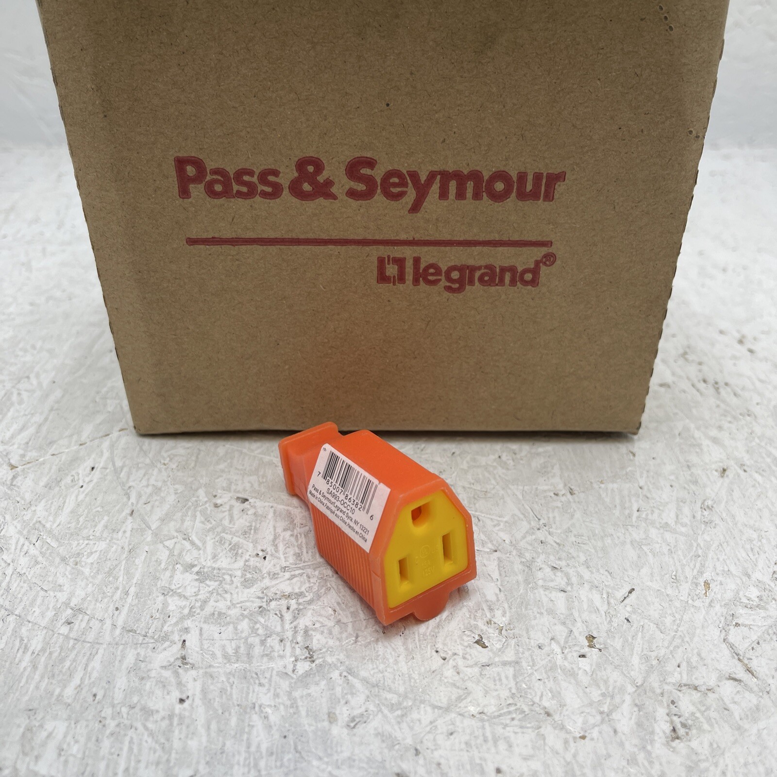 (Qty. 10) Pass & Seymour SA993OCC10 15A 125V Orange Connector