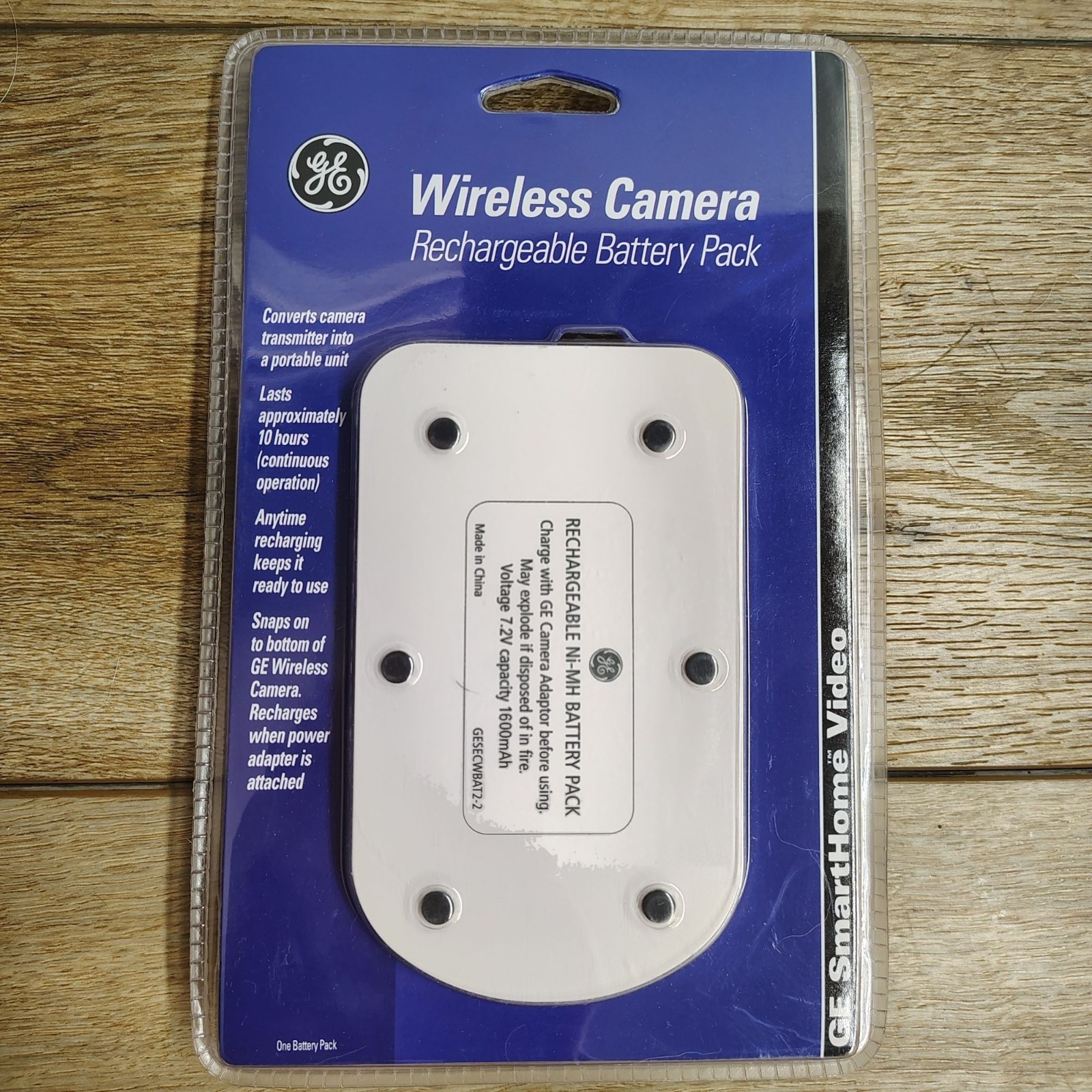 Rechargeable Ni-MH Battery Pack GE SmartHome Video Wireless CCTV Camera New