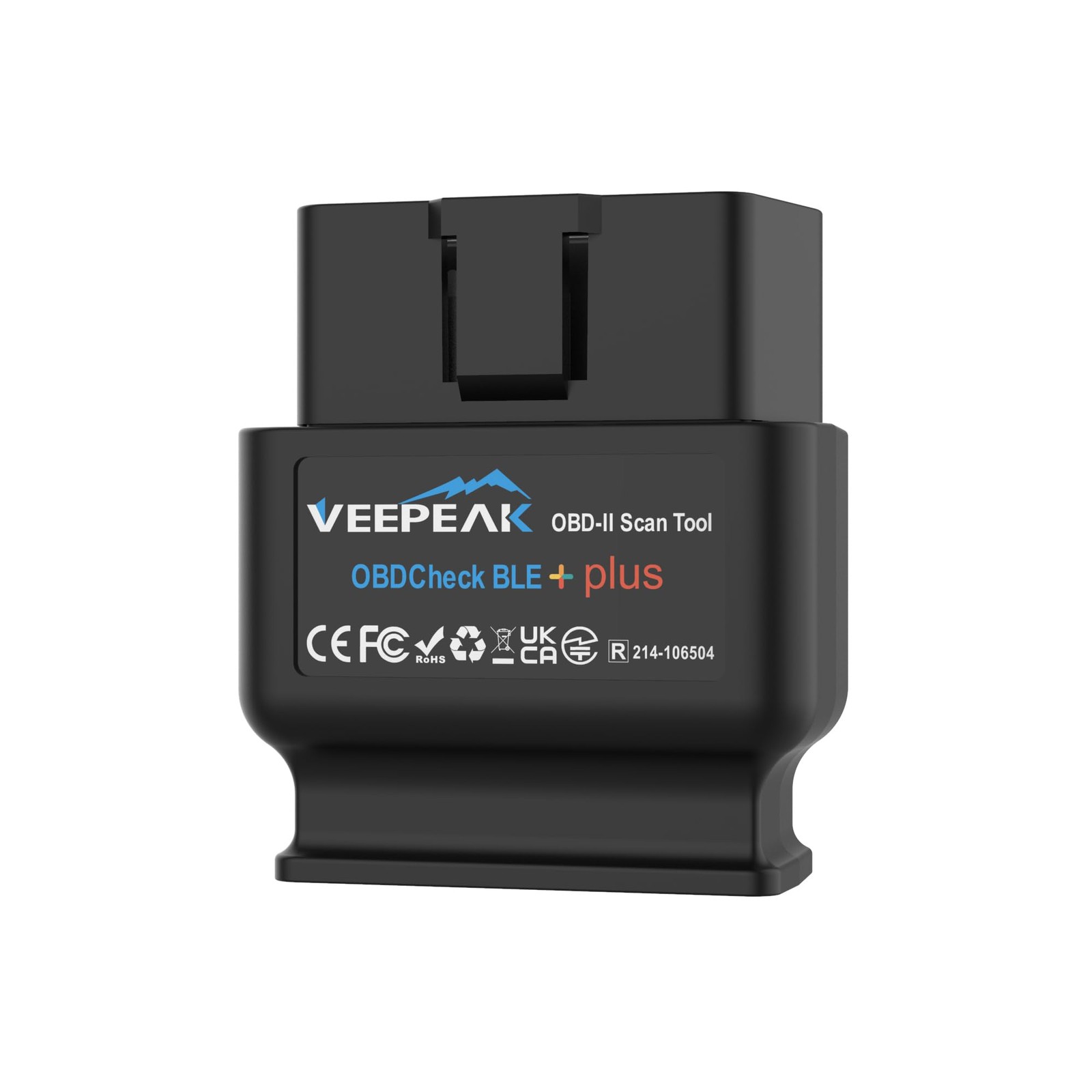 Veepeak OBDCheck BLE+ Bluetooth OBD II Scanner for iOS & Android, Car Black