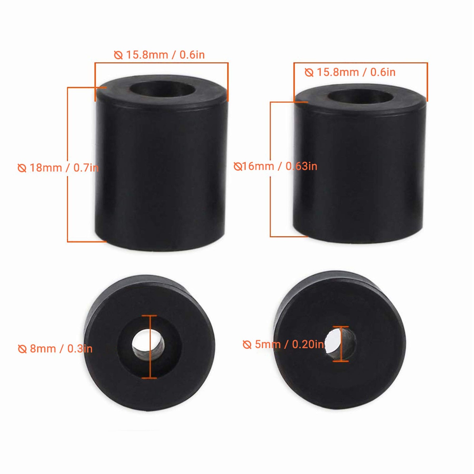 Hot Bed Leveling Column 3d Printer Silicone Stable Heat Bed Mounts Column Heatre