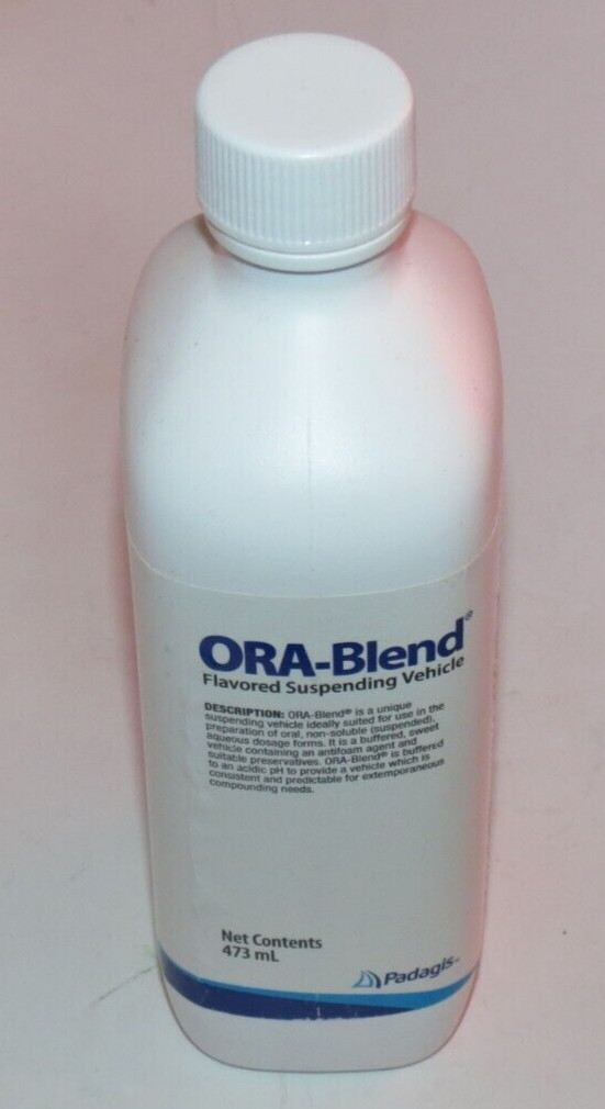sh8 Perrigo Ora Blend Flavored Suspending Vehicle Liquid Suitable Anti Foam 16oz
