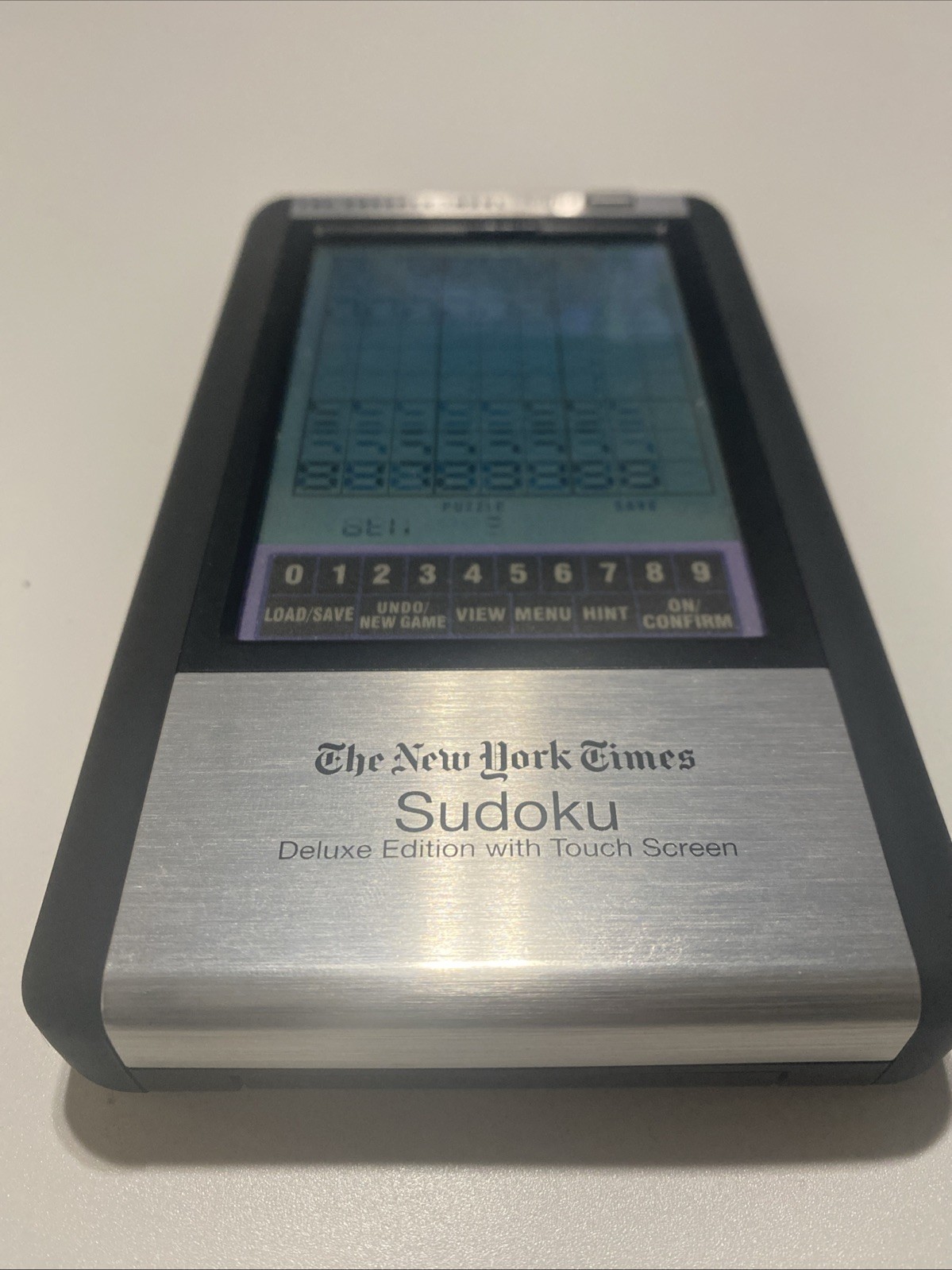Sharper Image NY Times Sudoku Deluxe Touchscreen - Tested - Pen Is Missing
