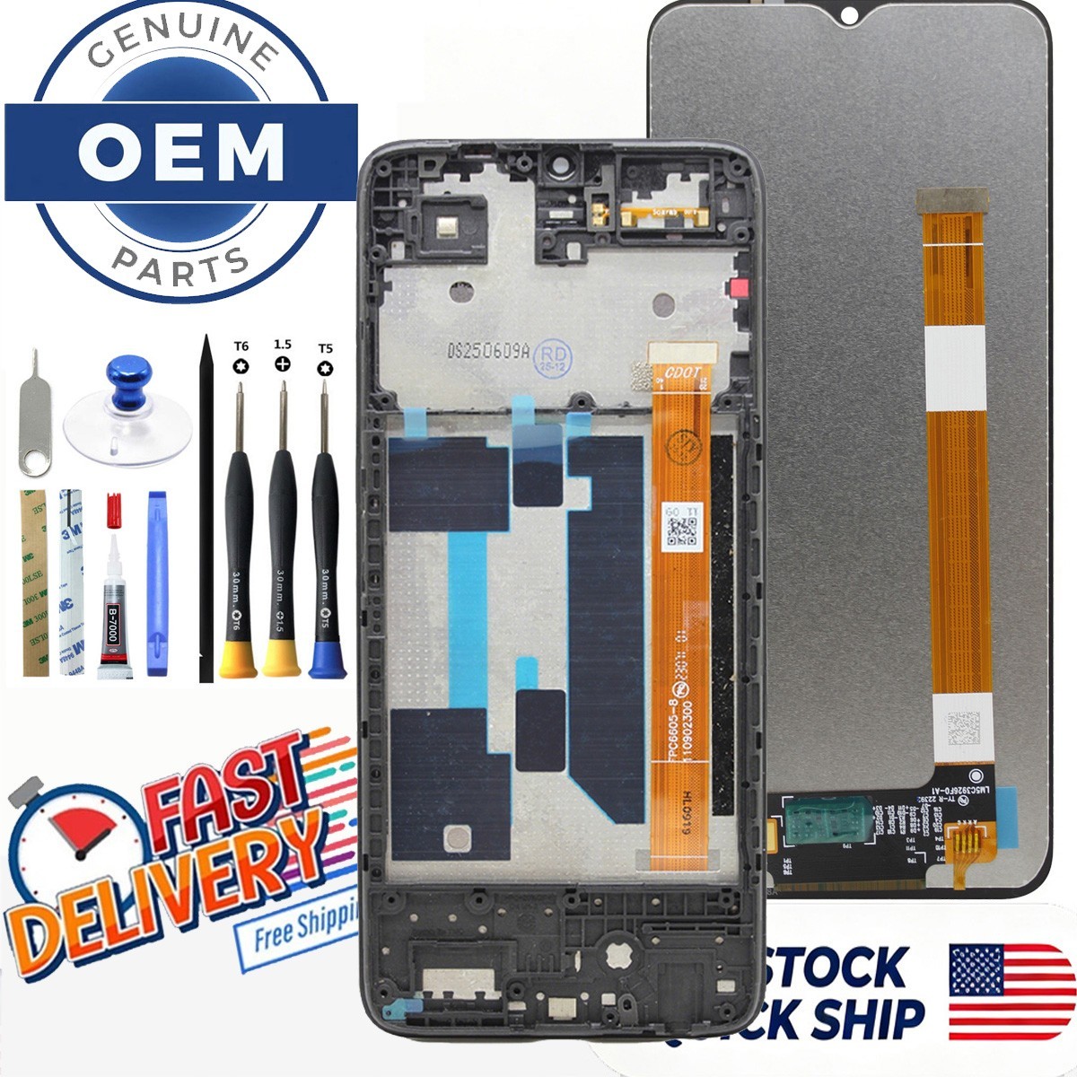 OEM Digitizer LCD Display Touch Screen Assembly for TCL K23 K24 T434D T434W