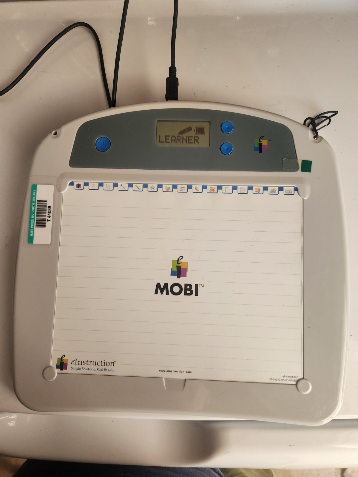 2 EINSTRUCTION Interwrite Mobi IP500 Learning Tablet Tested & Working