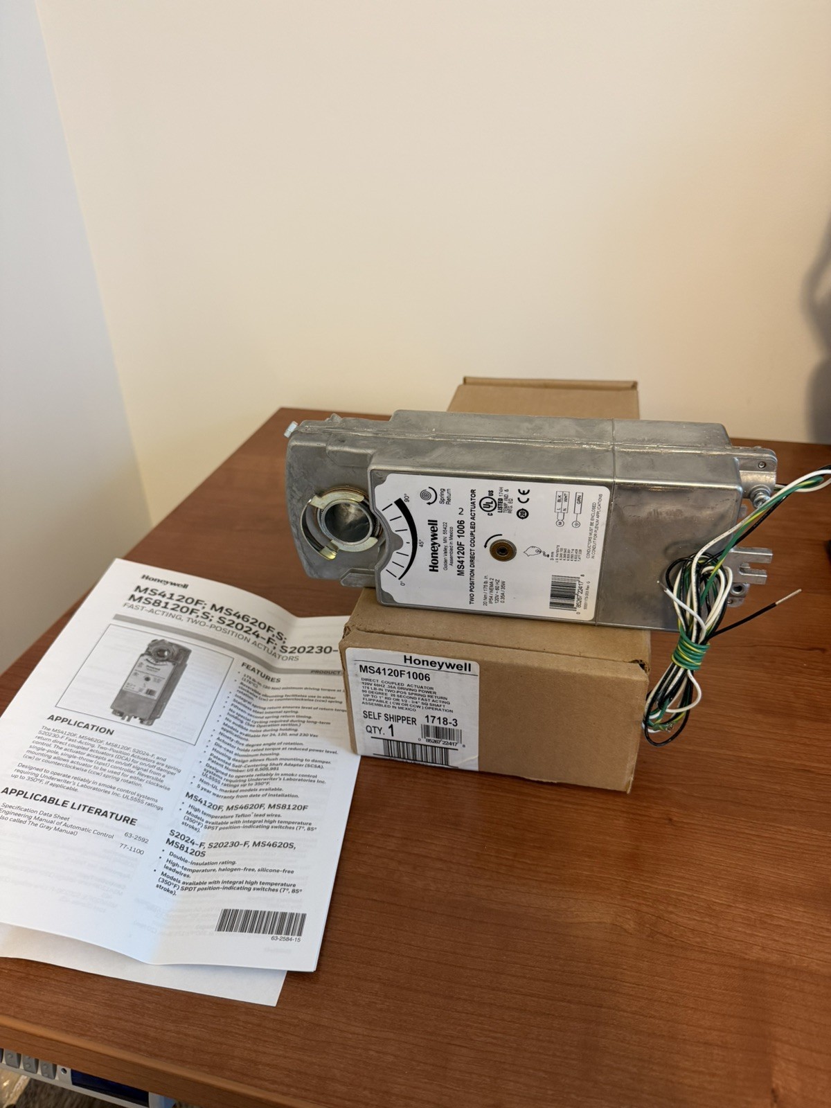 Honeywell MS4120F1006 Actuator NEW!