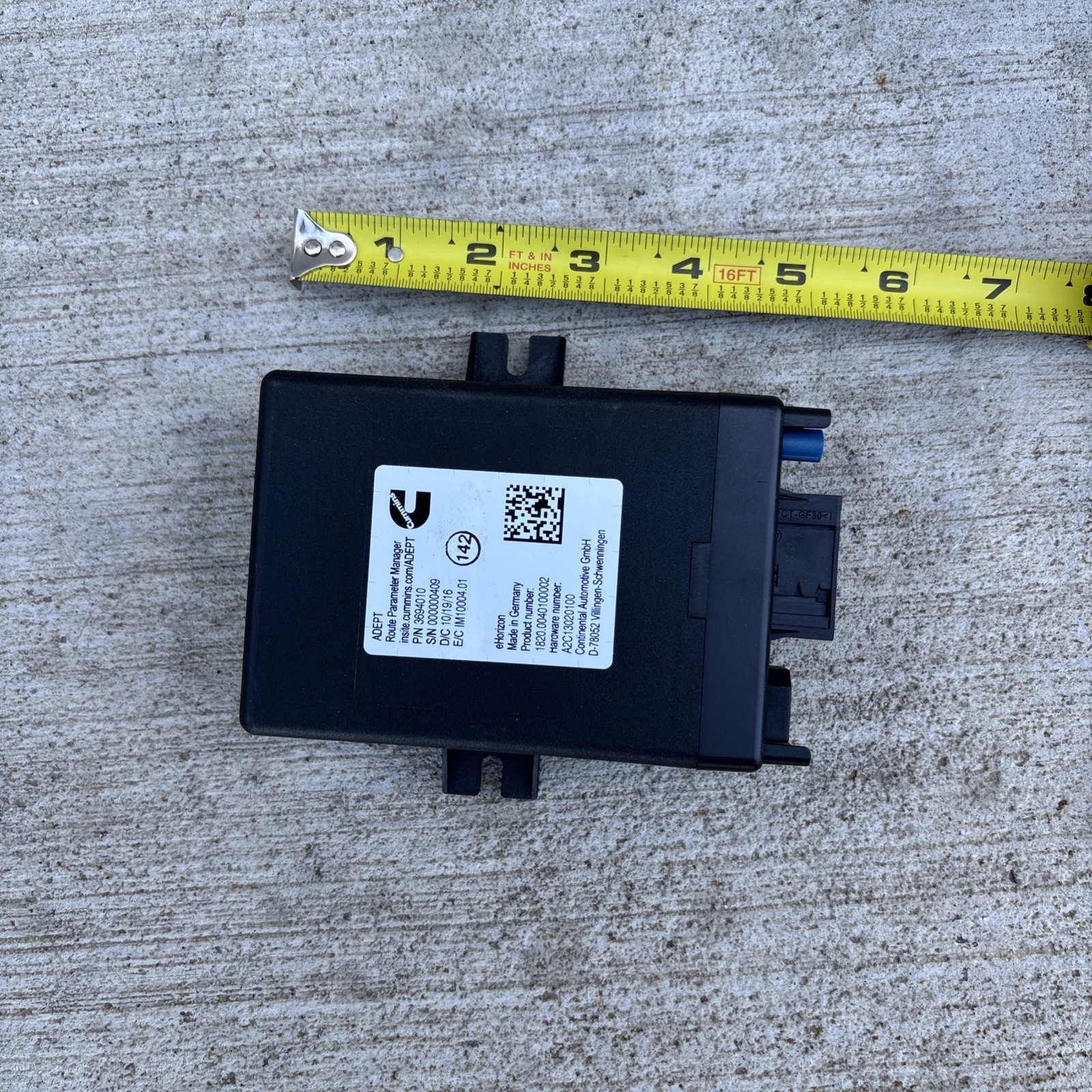 CUMMINS 3694010 - Route Parameter Manager Module