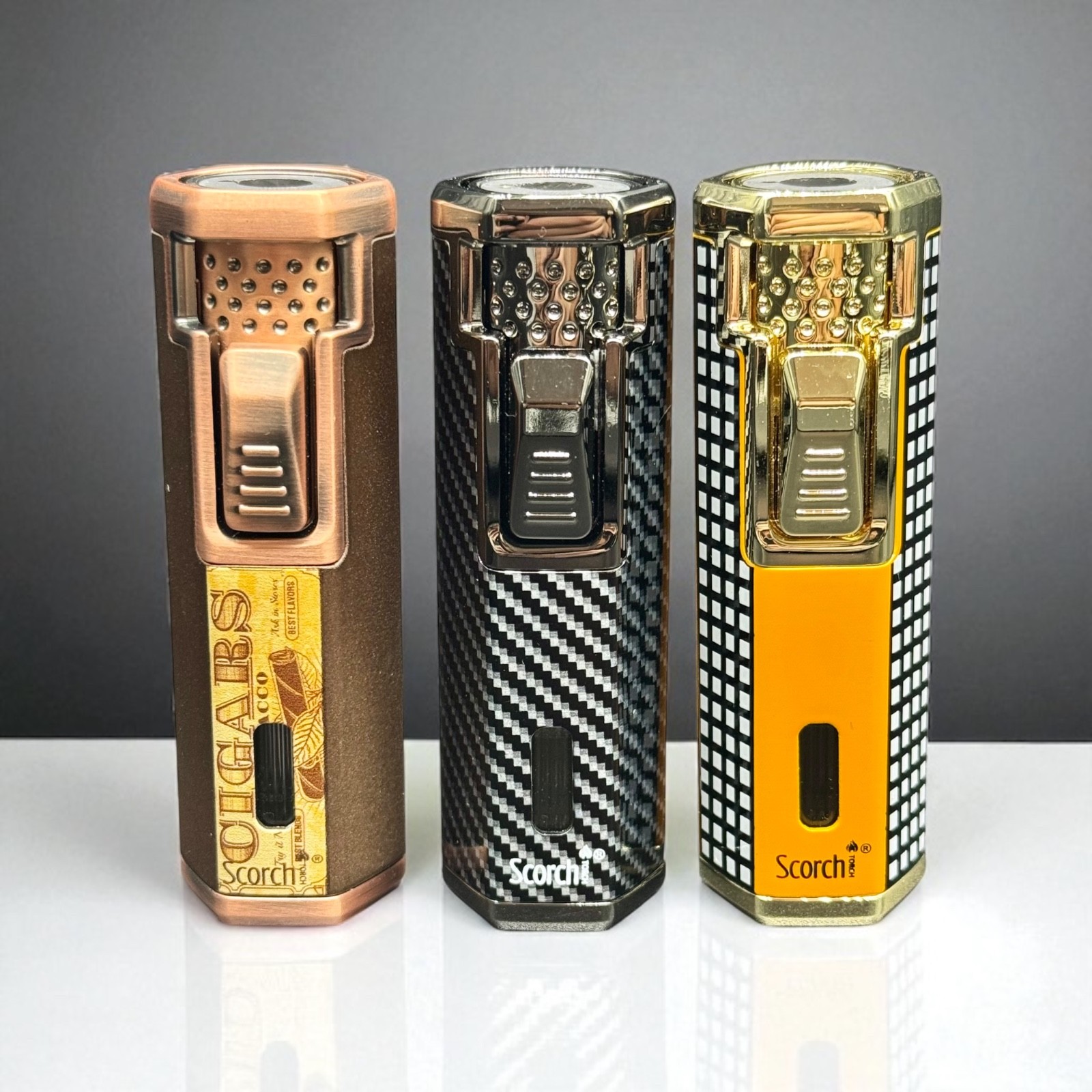 Scorch Torch 61808 Metal 3.5” Single Flame Jet Torch Lighter – Heavy Duty Design
