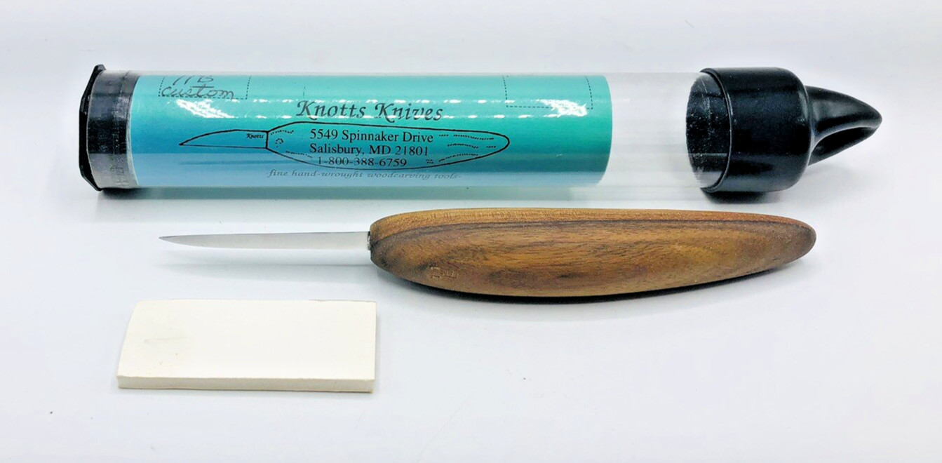 KNOTTS KNIVES WOOD CARVING KNIFE WOODCARVING ORIGINAL rare whittling bird decoy