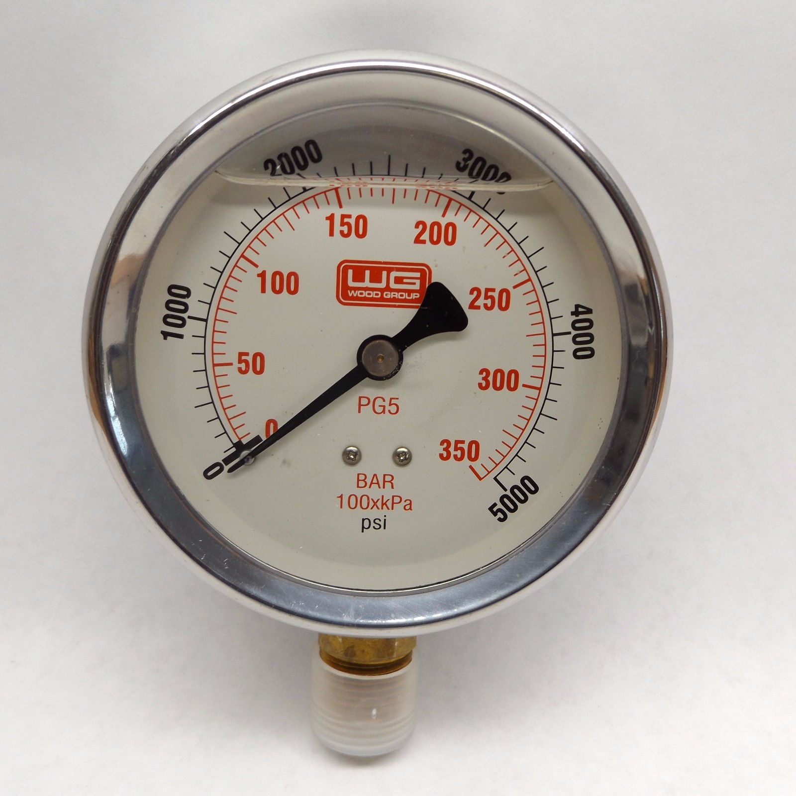Wood Group PG5 4″ 0–5000 Psi/Kpa/Bar 1/2″ Lm Gauge