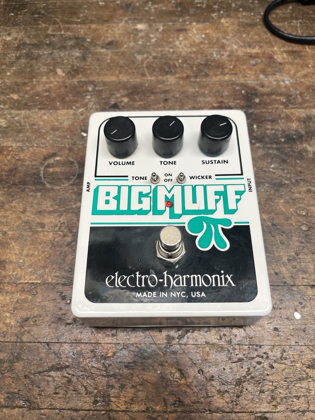 Used Electro Harmonix Big Muff Pi Electric Guitar Effects Pedal