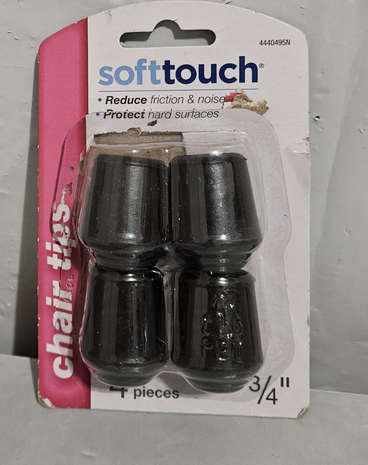 Softtouch 4440495N 3/4 inch Chair Tips 4 pk
