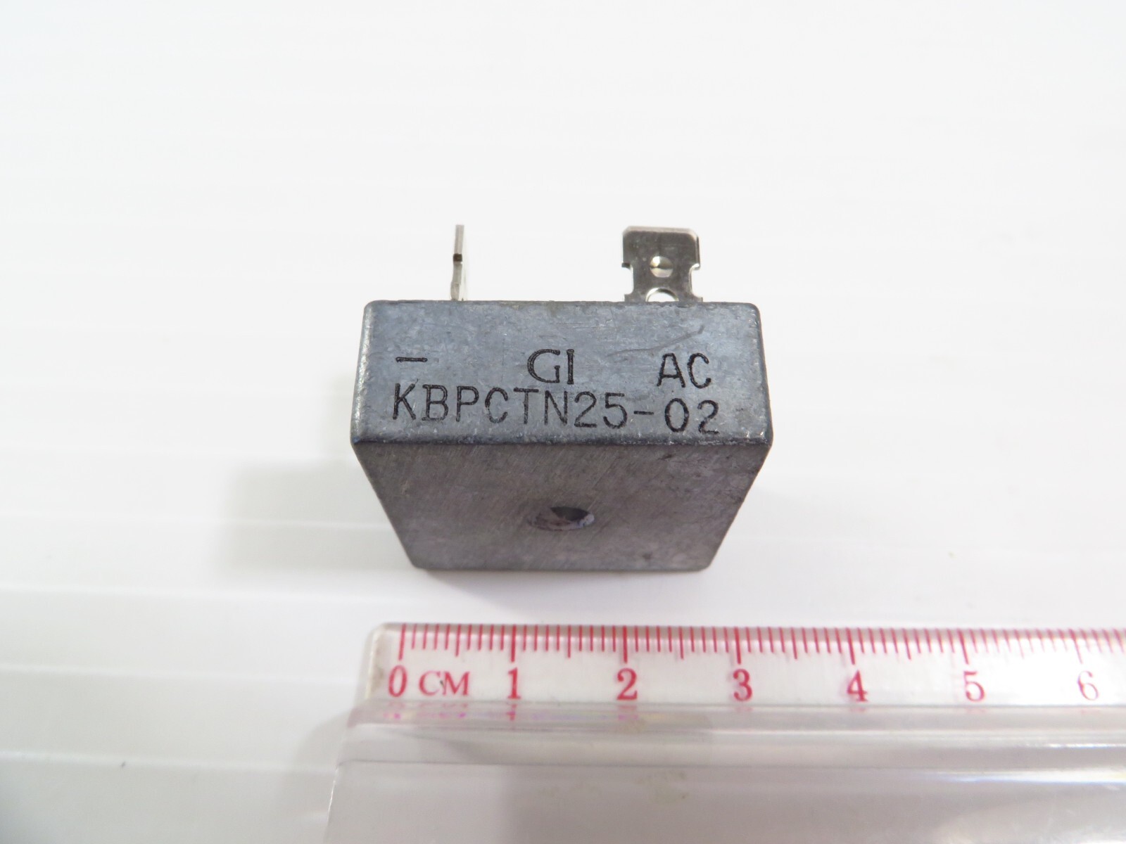 GENERAL INSTRUMENTS KBPCTN25-02 Center Mount Bridge Rectifier, FREE 2-3 Day Ship