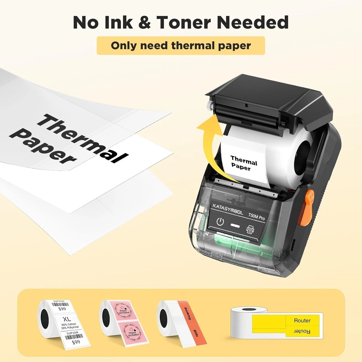 Smart Labeling Machine with App Control and Multiple Font Options for Easy Use