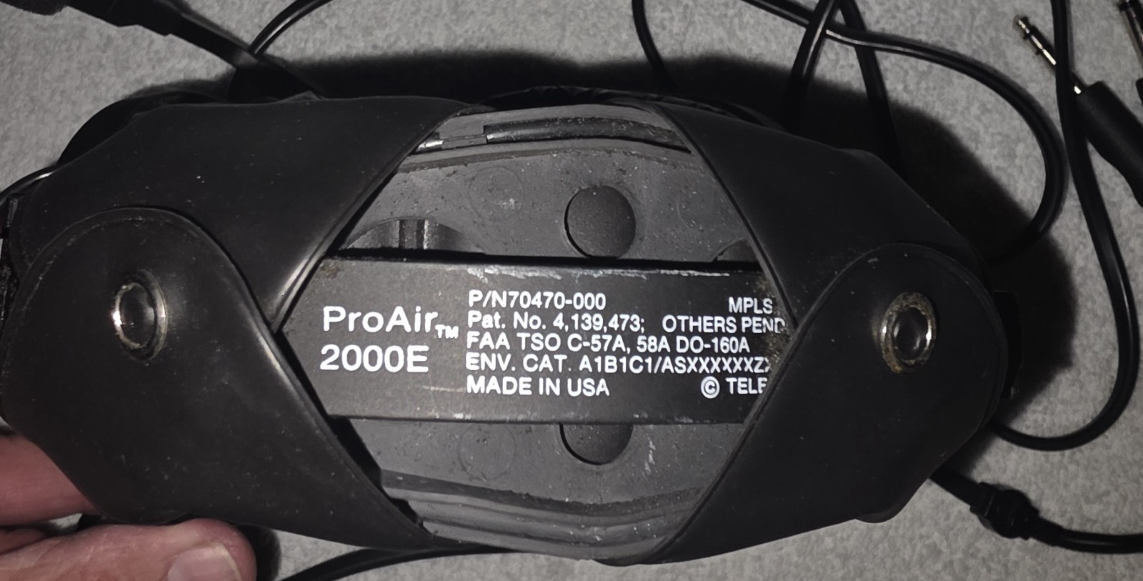 Telex Proair 2000e Aircraft Headset Aviation Communication