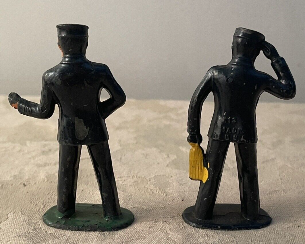 VINTAGE TWO TRAIN WORKMEN MINIATURES 3” for STANDARD 0 TRAIN LAYOUT