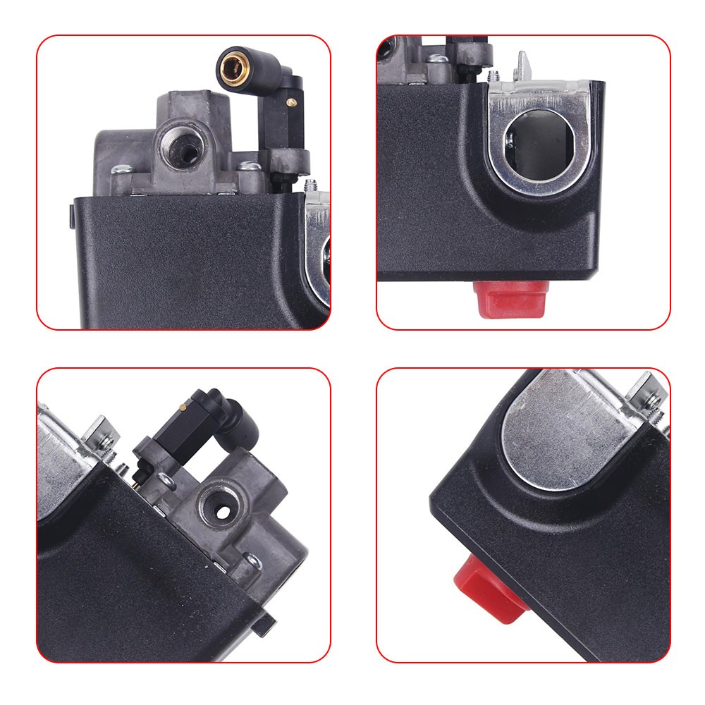 Pressure Switch For Air Compressor 120 Cut In 155 Cut Out 26A 4 Port#
