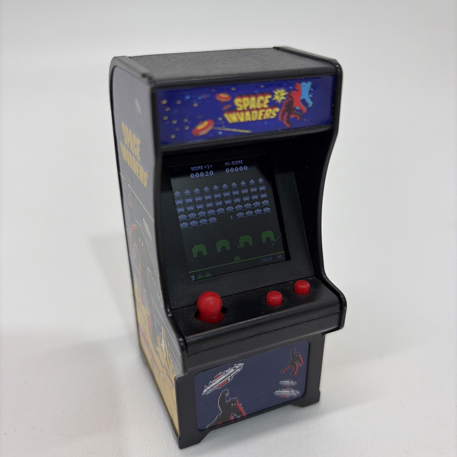Arcade Space Invaders Miniature Game Hand Held Retro Gaming 2017 Keychain Works