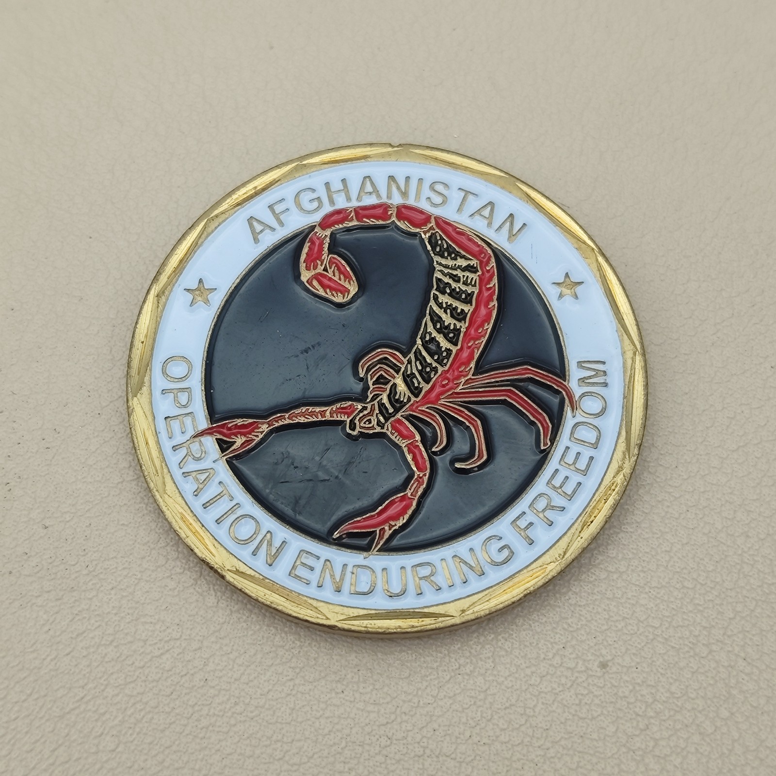 US ARMY Afghanistan Operation Enduring Freedom Challenge Coin