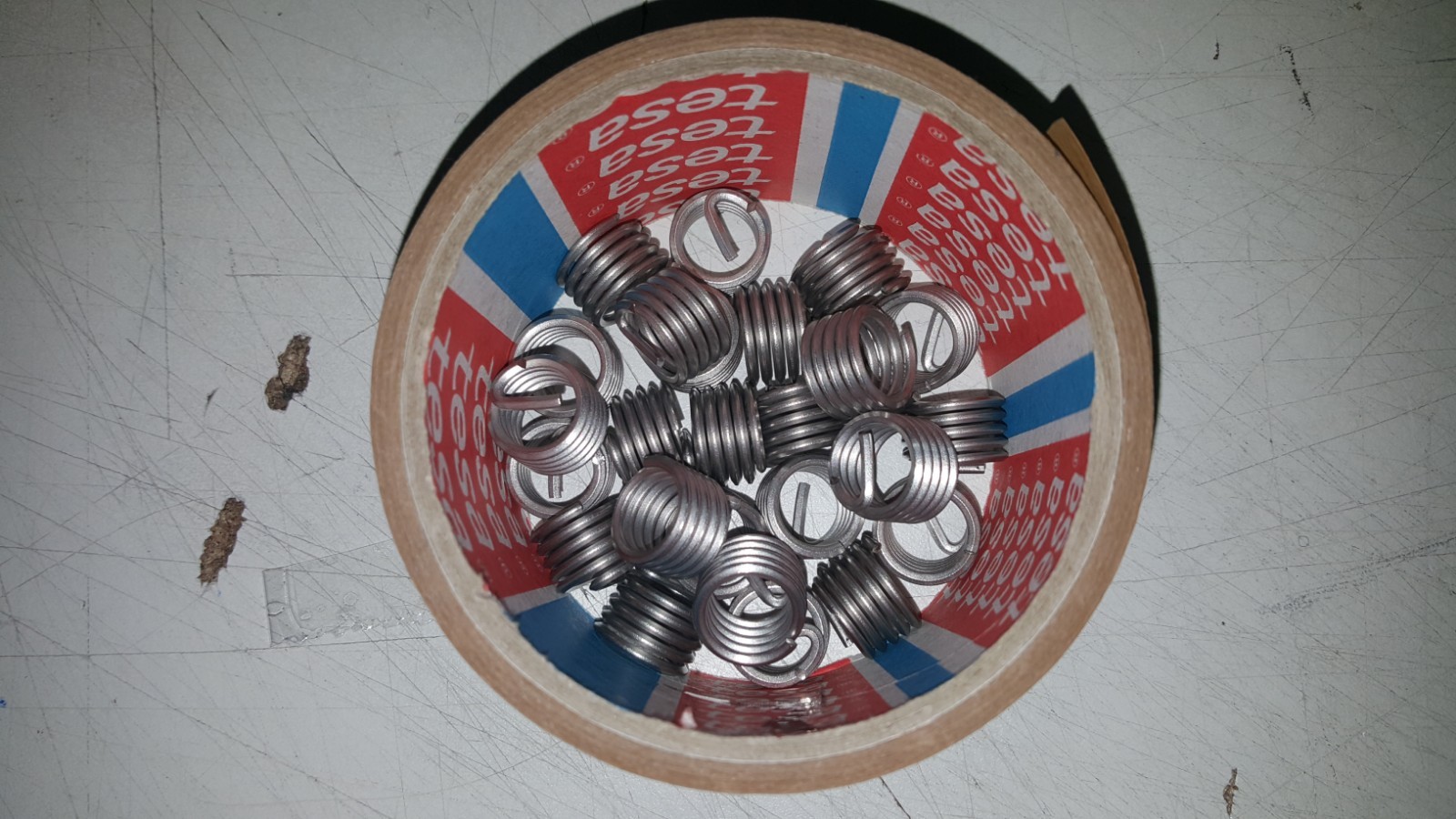 1/2"- 13 Helicoil Stainless Insert  - 25 pieces .500 OAL 4-7/8 Free Coils