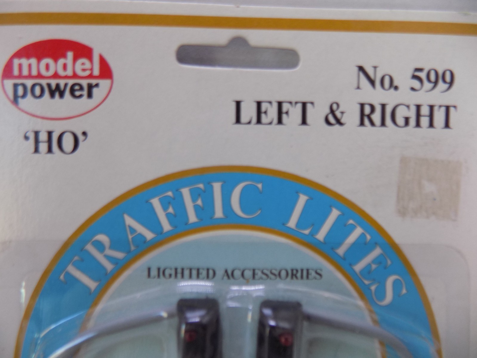 TRAFFIC LITES (LEFT & RIGHT HO SCALE (2) PACKAGE PO NIB #599 MODEL POWER