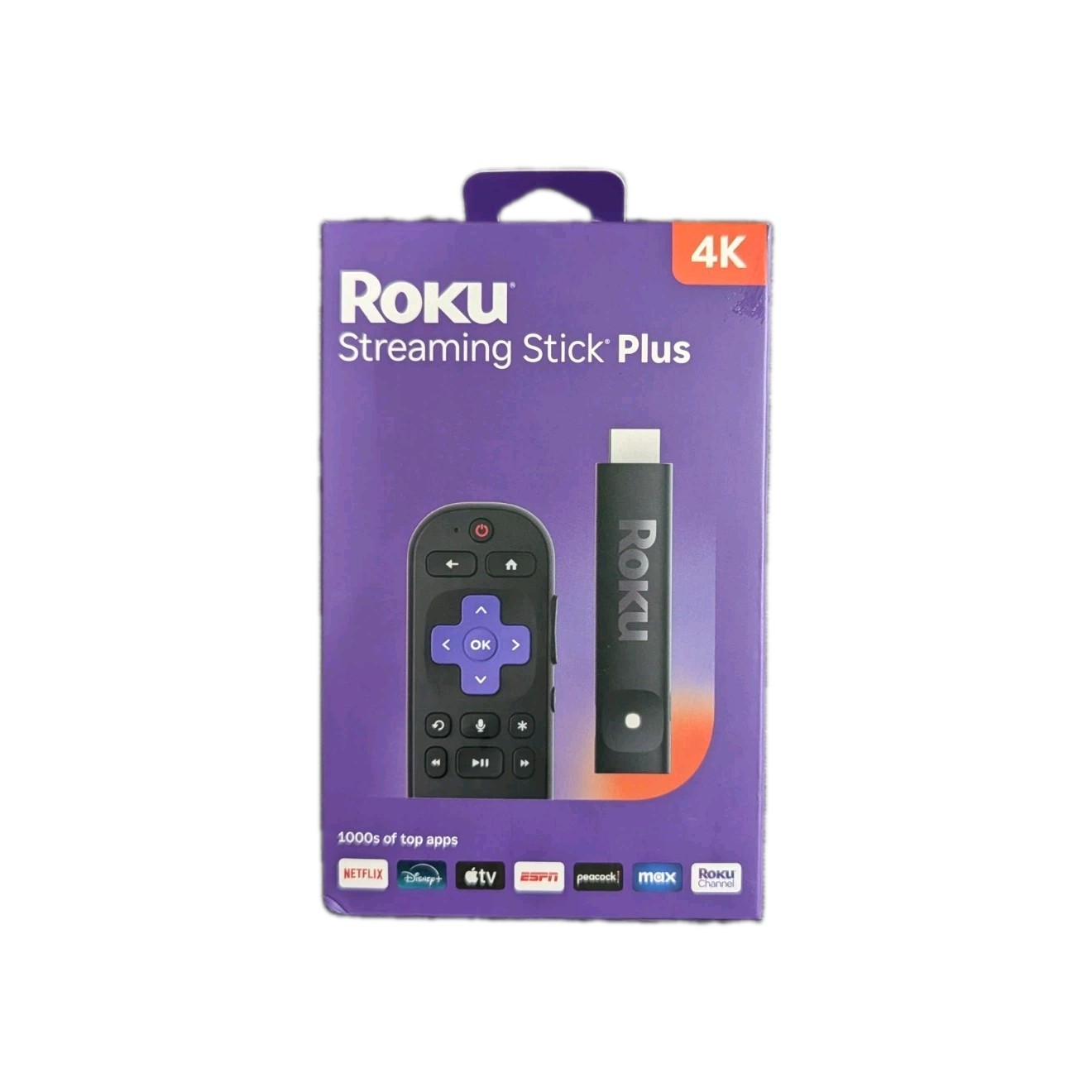 Roku Streaming Stick+ Plus 3830R 4K HDR Media Player Voice Remote New Sealed