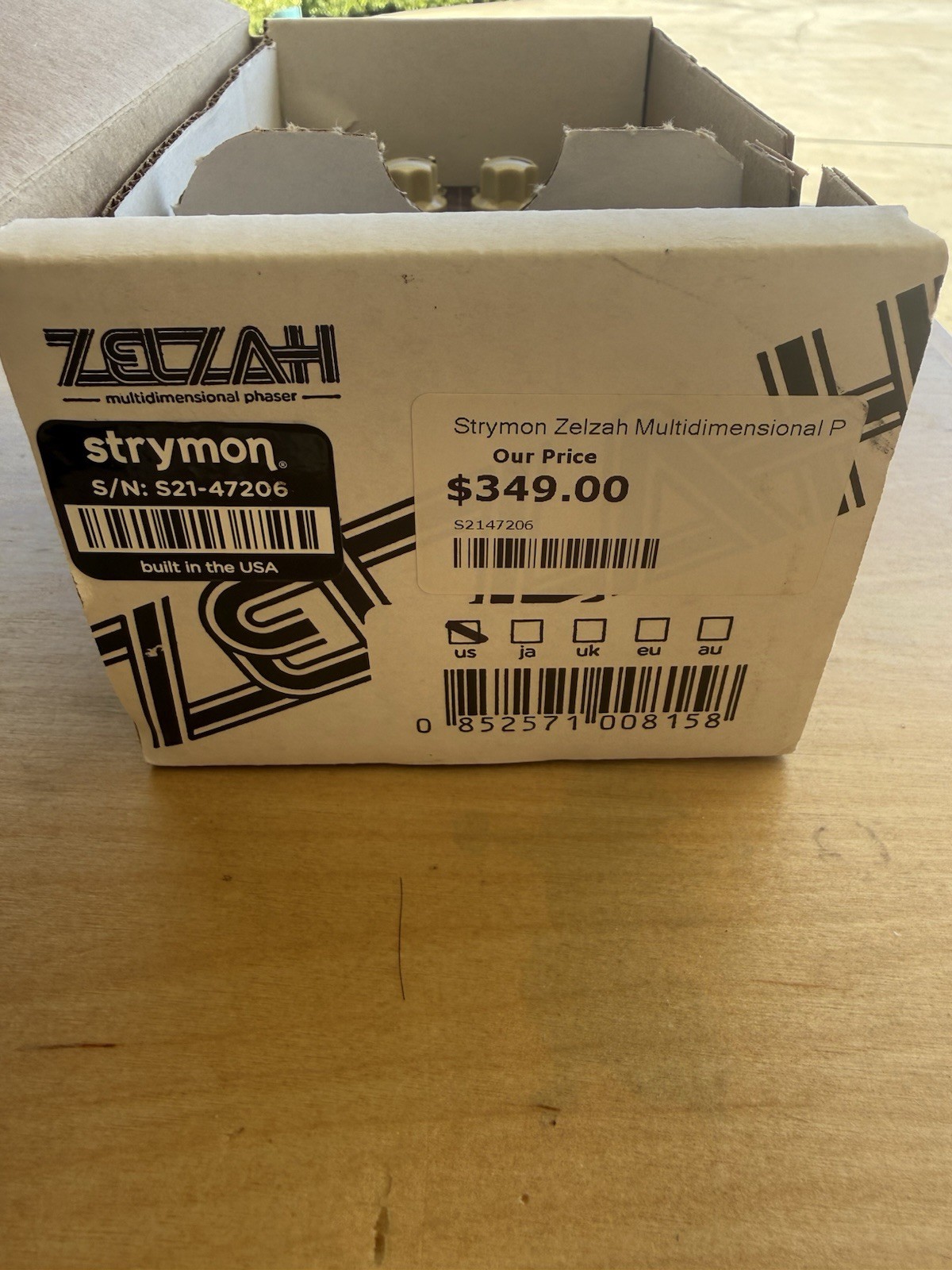 Strymon Zelzah Phaser With Power Supply