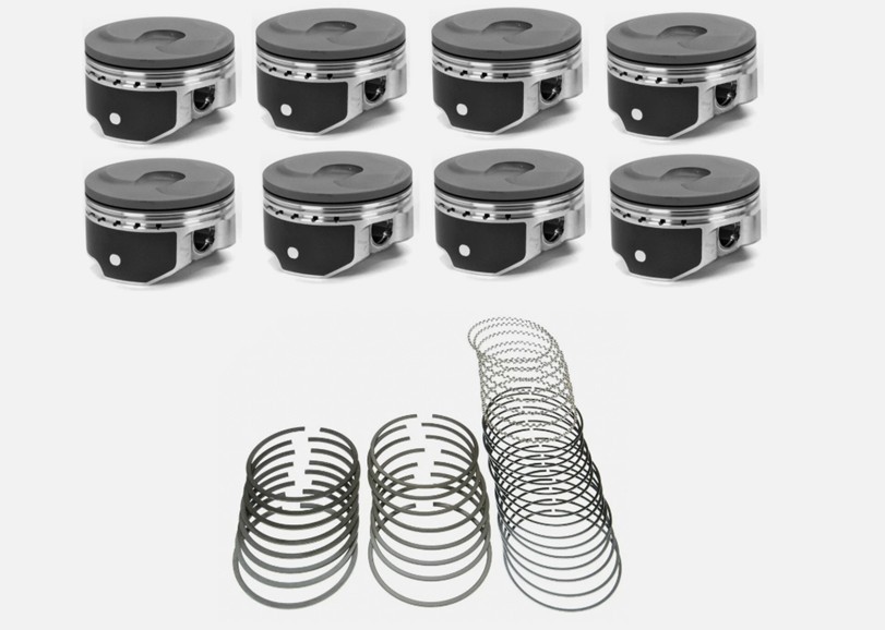 Silvolite STD Coated Pistons Moly Rings 2014-2022 Chevy GM 6.2 6.2L L86 L87 LT1