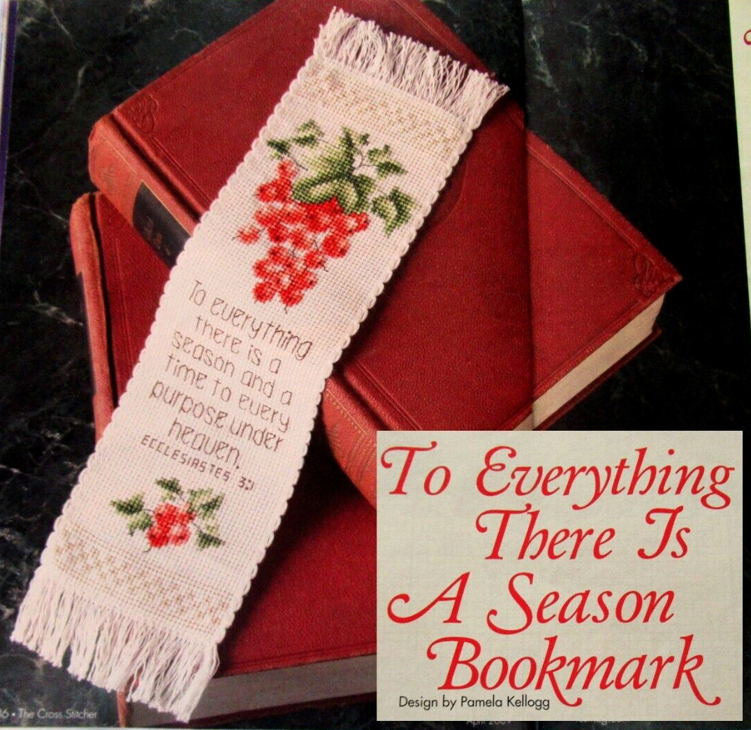 Bunnys Basket Spring Bellpull Everything A Season Chick CROSS STITCH PATTERNS