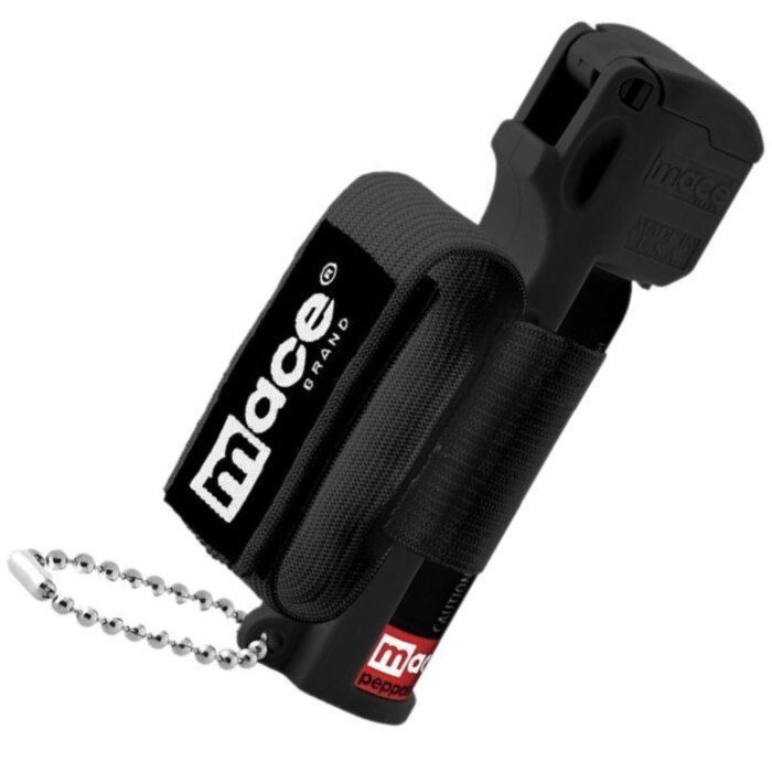 Mace Pocket Pepper Spray Flip-Top Safety Cap Finger-Grip Dispenser 20 Bursts