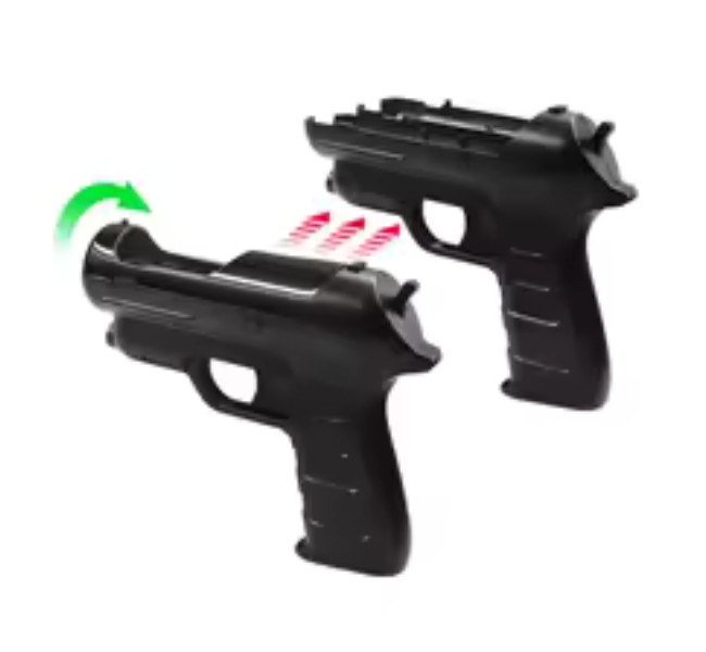 2PCs Exquisite Move Shooter Guns Motion Controller Attachment Nav for PS4 VR PS3