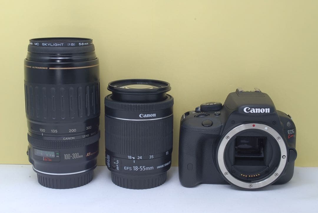 Canon EOS Kiss X7 double lens