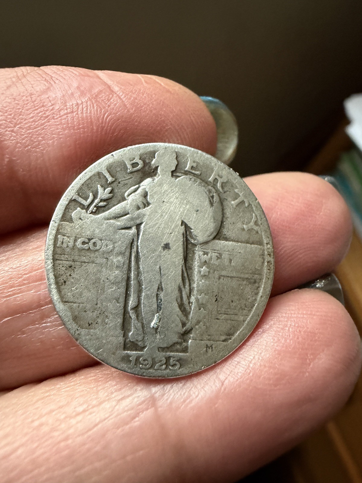 1926 Standing Liberty Quarter 25C Silver 0.9 Business Strike Philadelphia