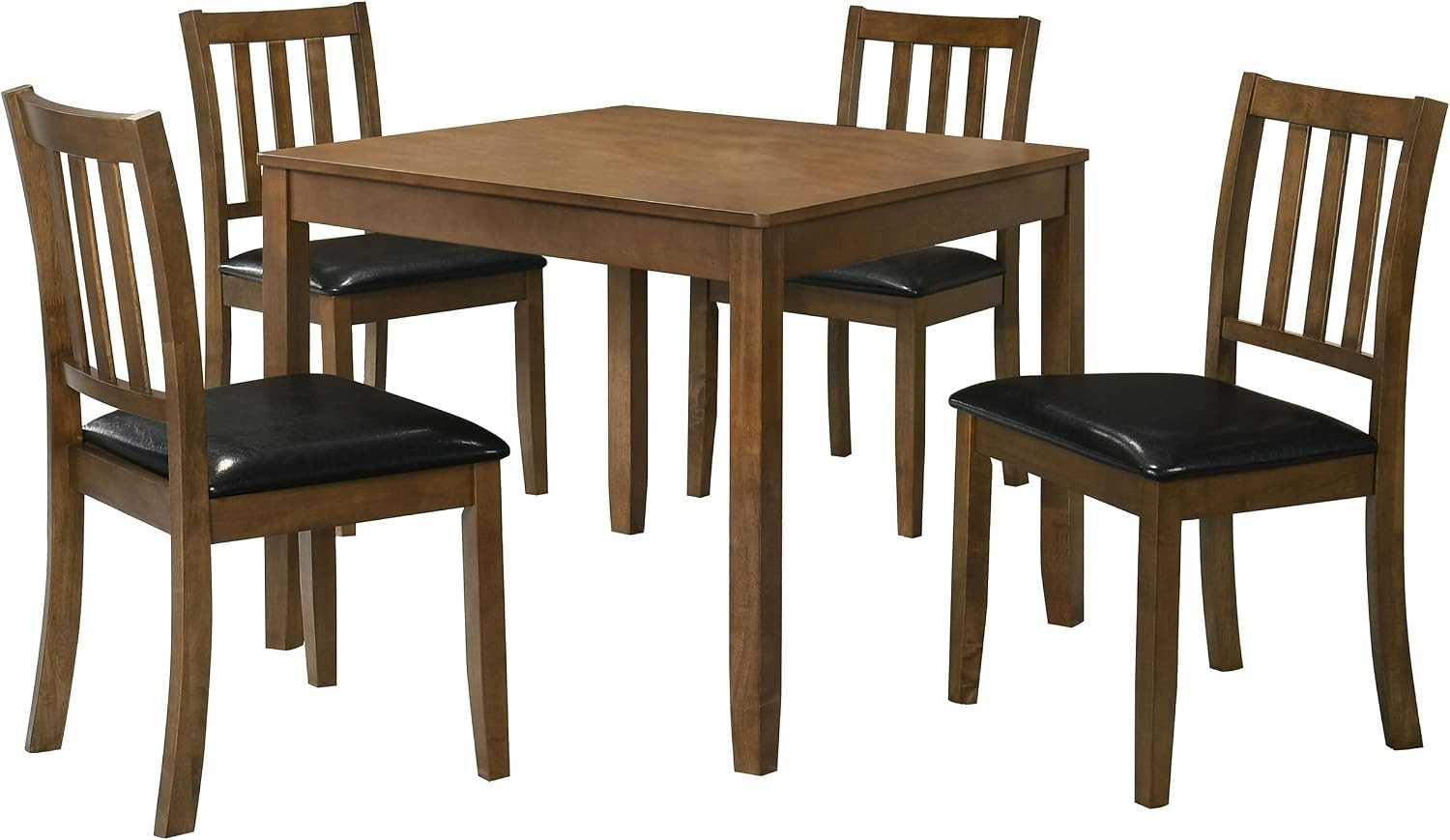 Coaster Home Furnishings - Parkwood - Wood - 5-Piece Square Dining Table Set – R