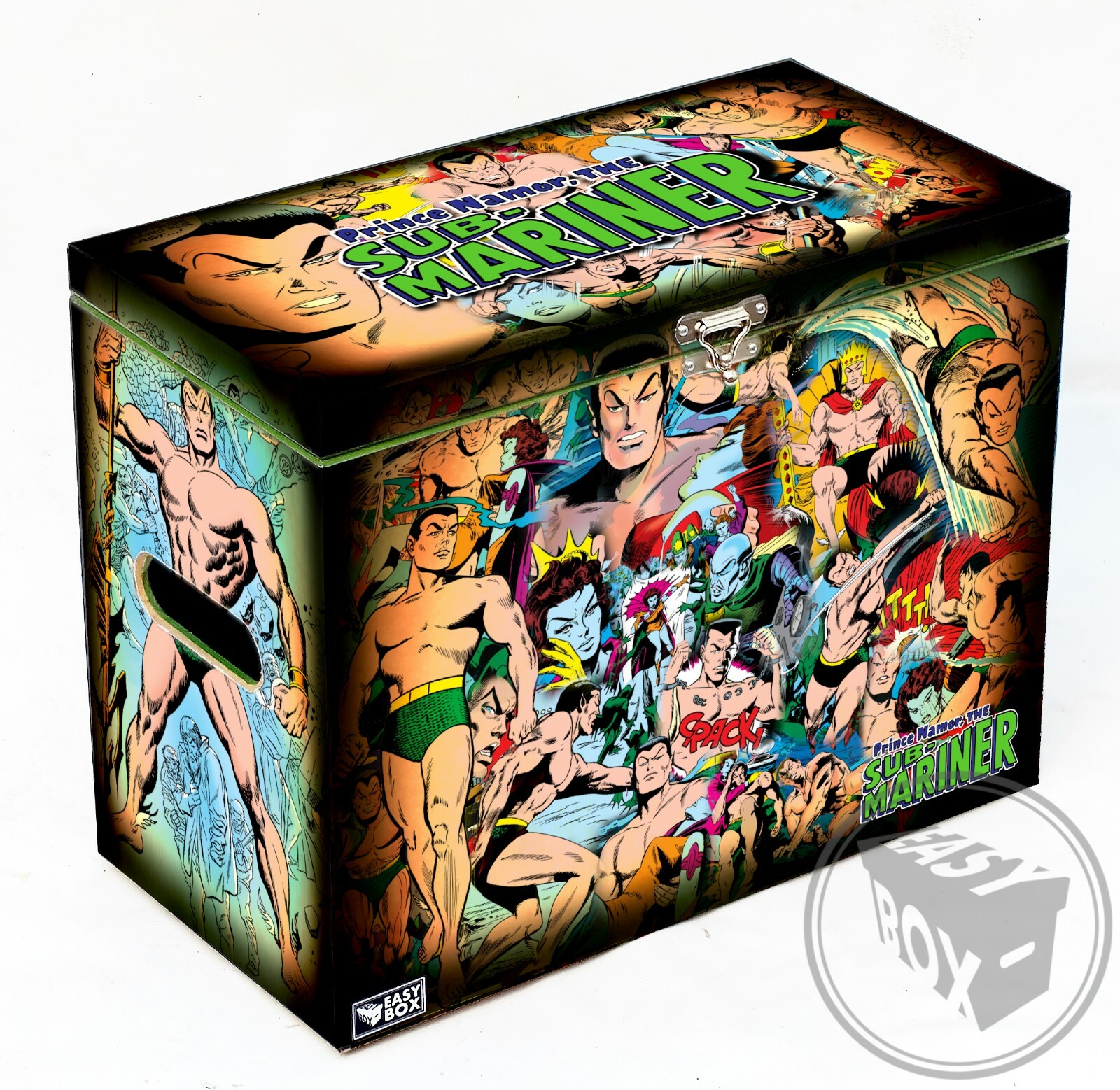 Namor - Large Comic Book Hard Box Chest MDF