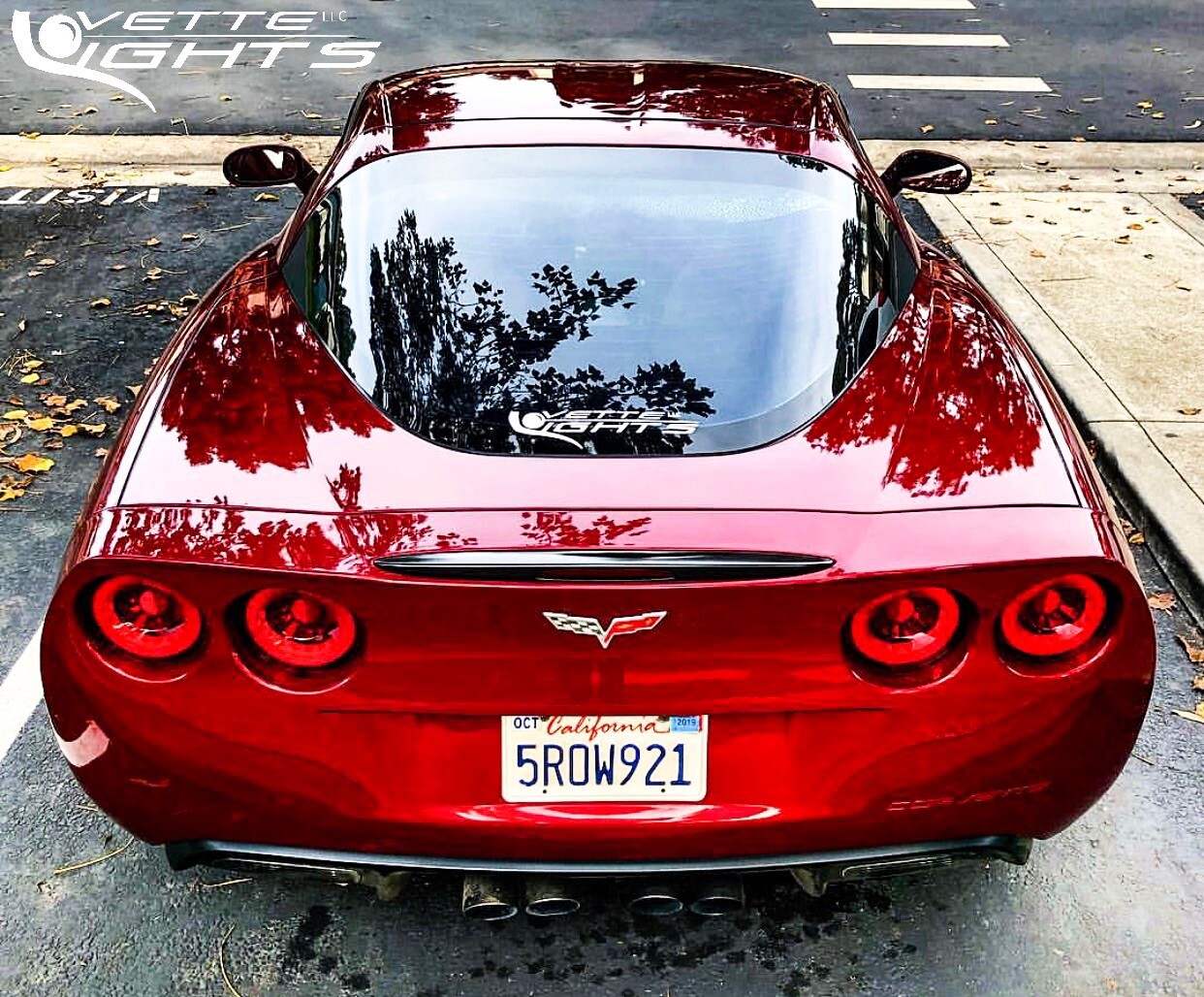 2005-2013 C6 Corvette Plug & Play LED Tail Lights [Red Lens]