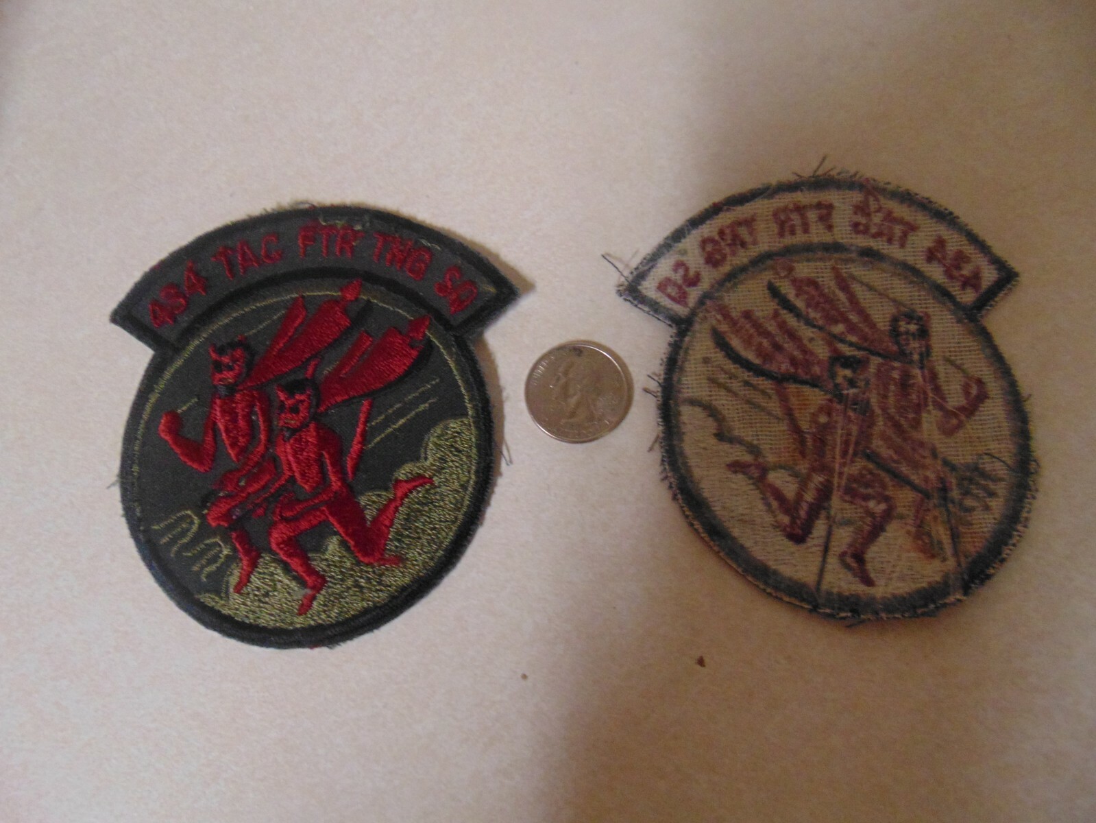 MILITARY PATCH SEW ON OLDER US AIR FORCE 434TH TACTICAL FIGHTER SQUADRON