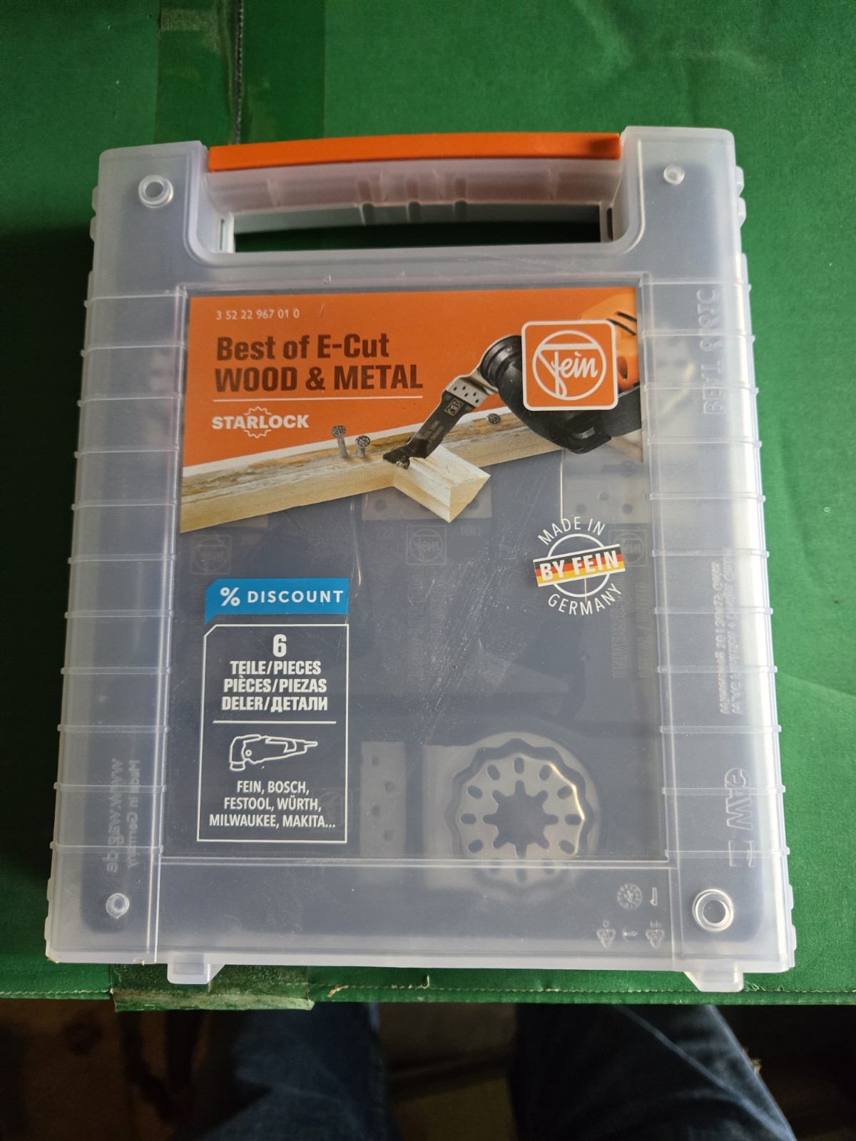 Fein Starlock Best Of Wood & Metal Blade Kit 6Pc